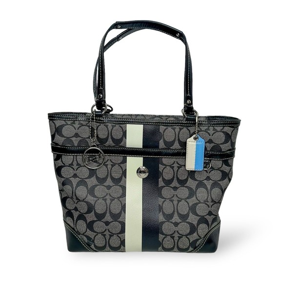 Coach Black and Gray Tote Bag - Picture 1 of 16